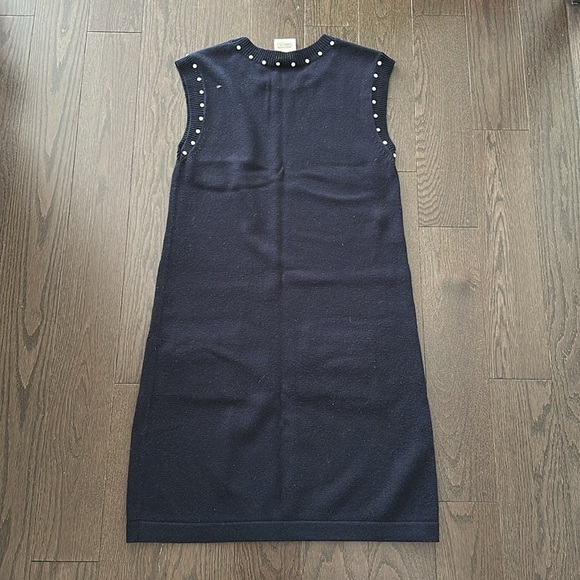 Chanel navy cashmere tunic dress size 36 - Picture 5 of 6